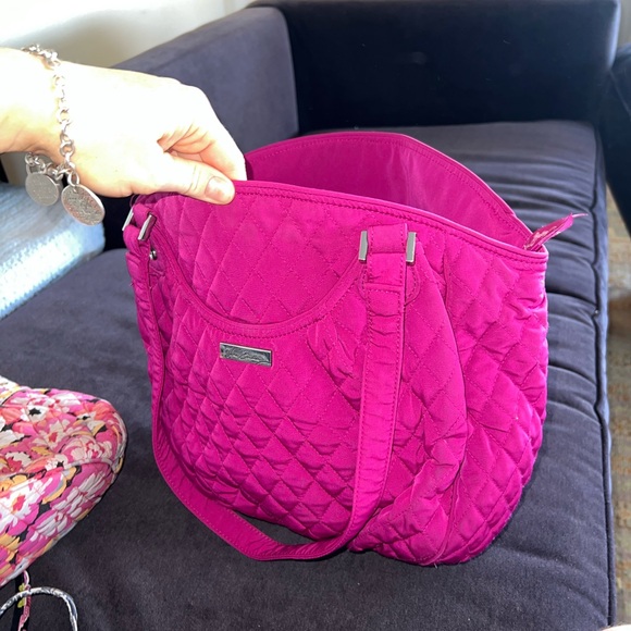 Dark pink Vera Bradley purse - Picture 1 of 3
